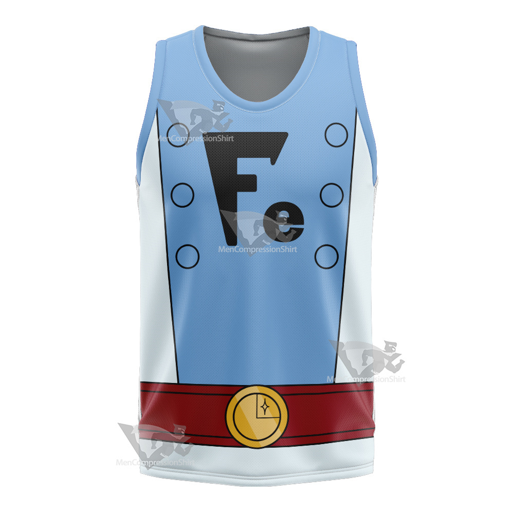 Legion Of Super Heroes Ferro Lad Blue Cosplay Basketball Jersey