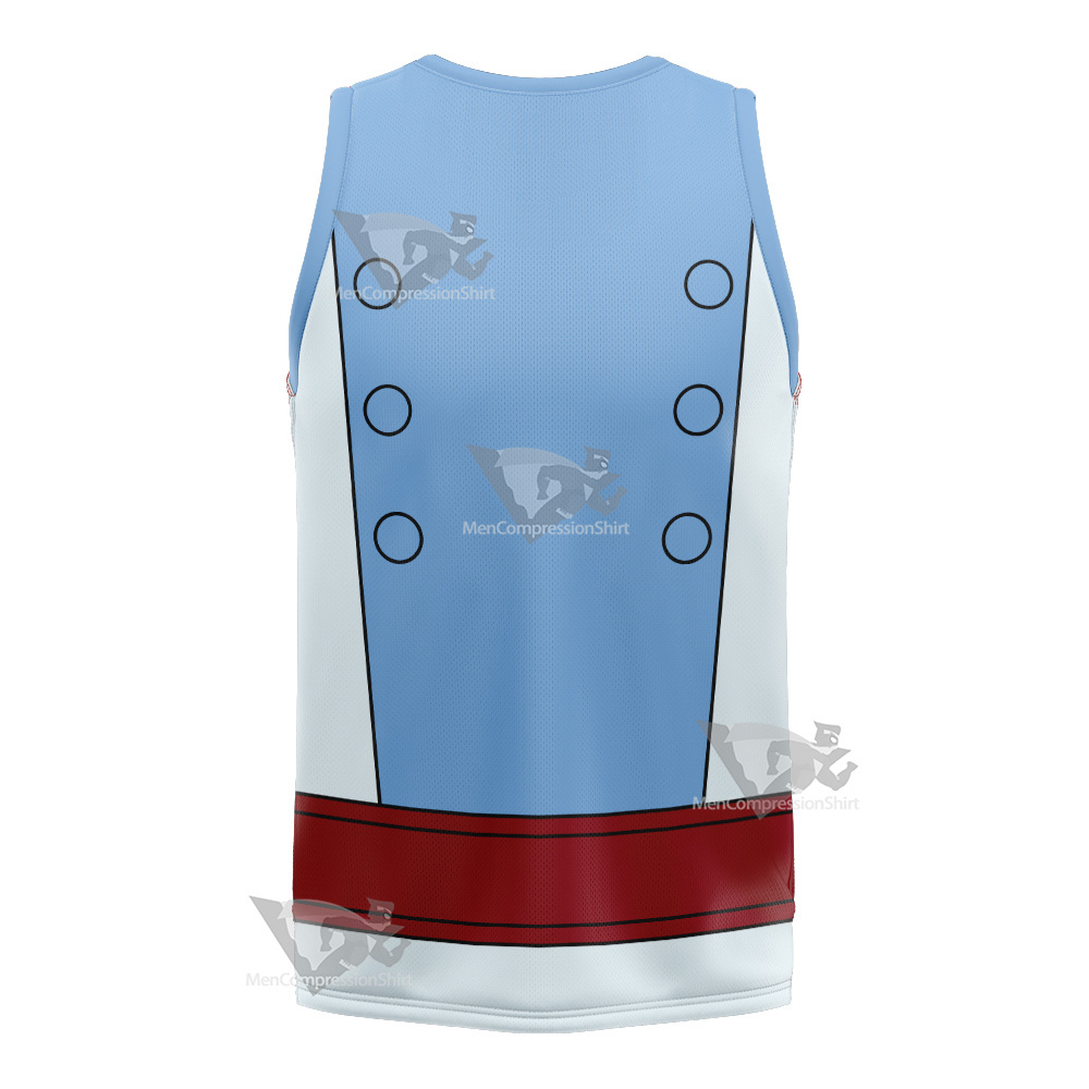 Legion Of Super Heroes Ferro Lad Blue Cosplay Basketball Jersey