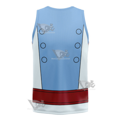 Legion Of Super Heroes Ferro Lad Blue Cosplay Basketball Jersey