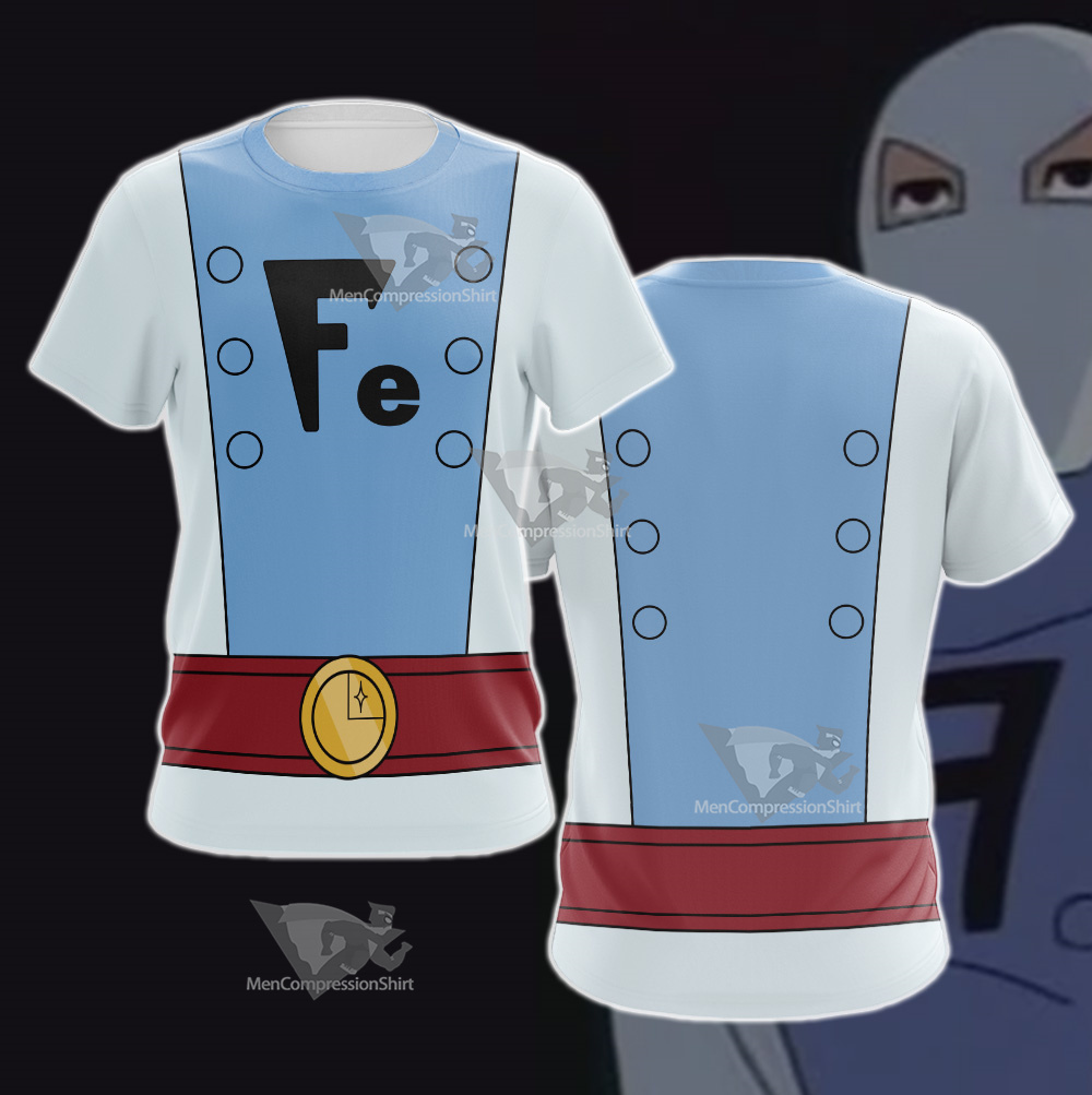 Legion Of Super Heroes Ferro Lad Blue Cosplay T-Shirt