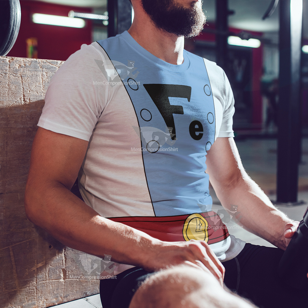 Legion Of Super Heroes Ferro Lad Blue Cosplay T-Shirt