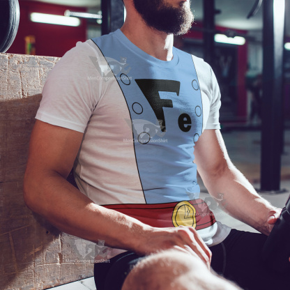 Legion Of Super Heroes Ferro Lad Blue Cosplay T-Shirt