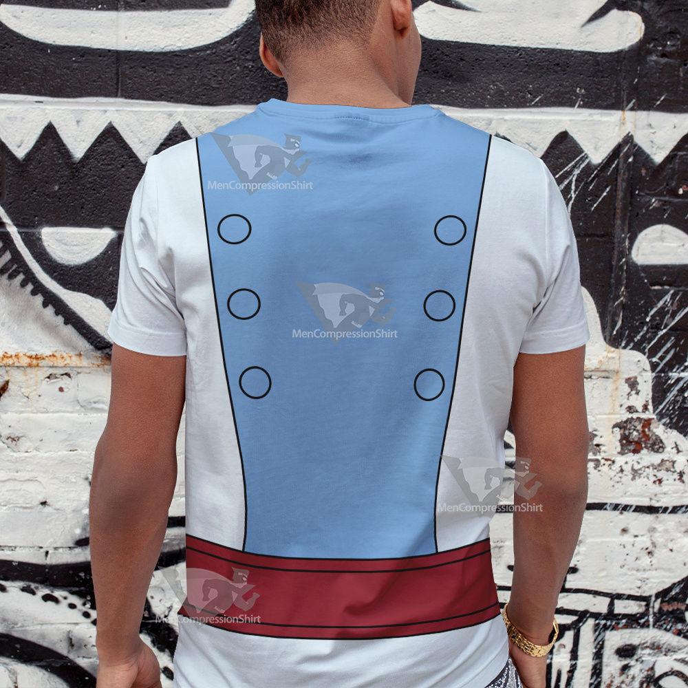 Legion Of Super Heroes Ferro Lad Blue Cosplay T-Shirt