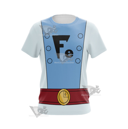 Legion Of Super Heroes Ferro Lad Blue Cosplay T-Shirt