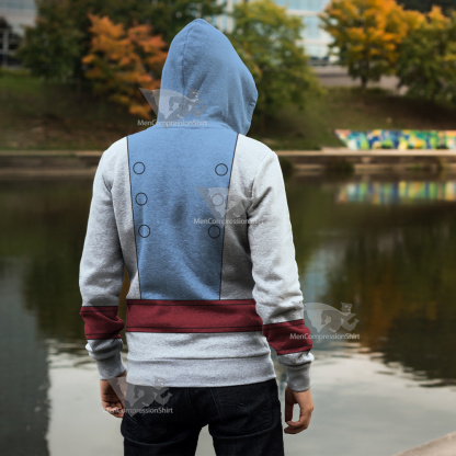 Legion Of Super Heroes Ferro Lad Blue Cosplay Zip Up Hoodie