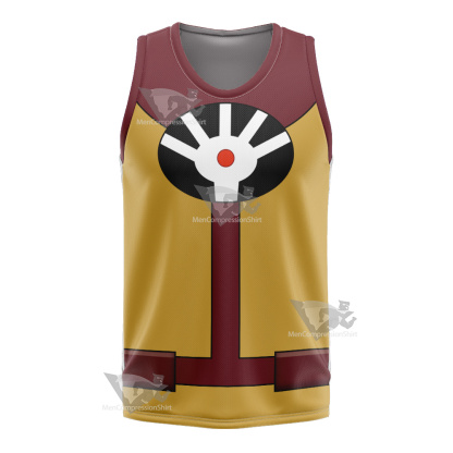 Legion Of Super Heroes Mano Yellow Cosplay Basketball Jersey