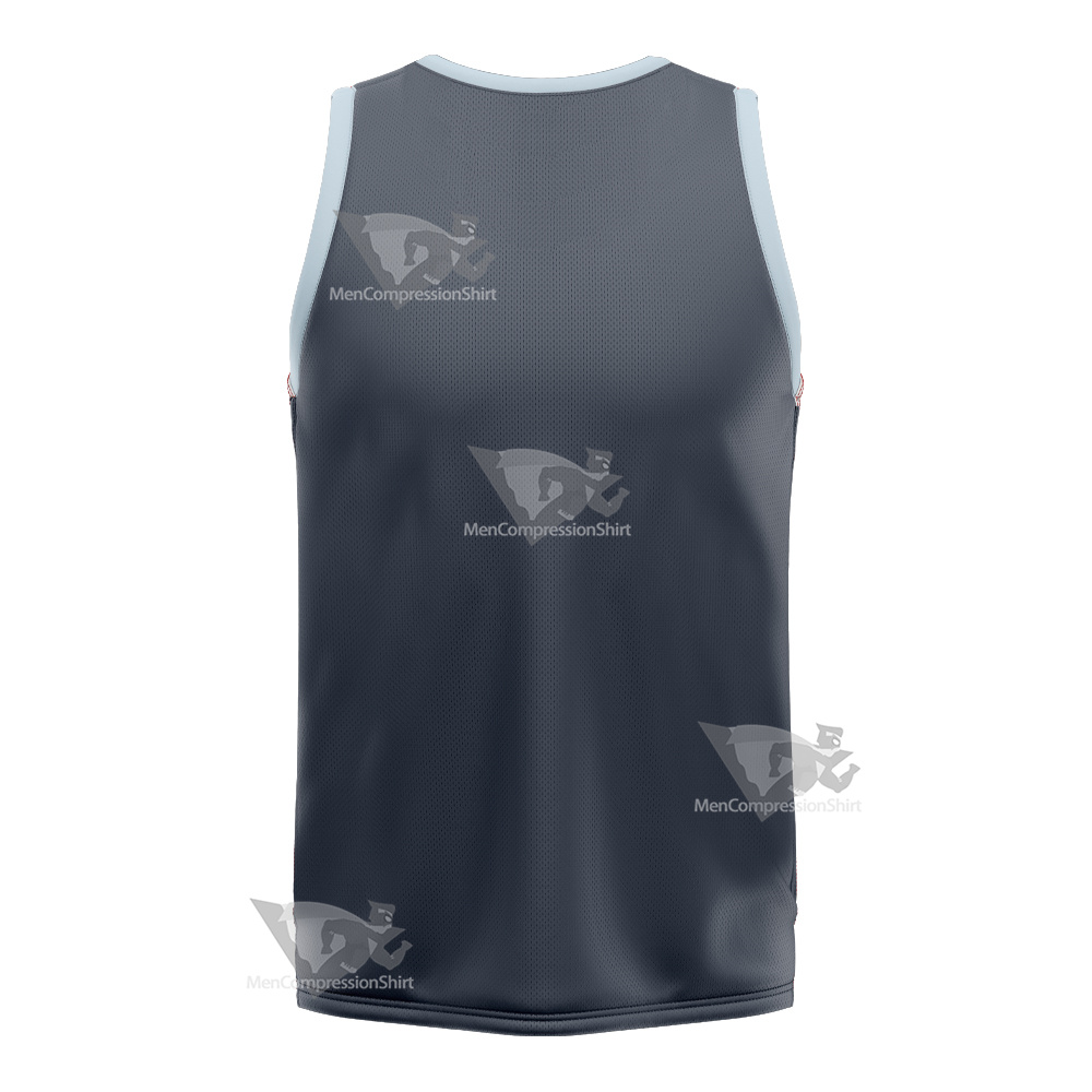 Legion Of Super Heroes Mekt Ranzz Grey Cosplay Basketball Jersey