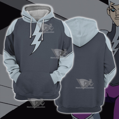 Legion Of Super Heroes Mekt Ranzz Grey Cosplay Hoodie