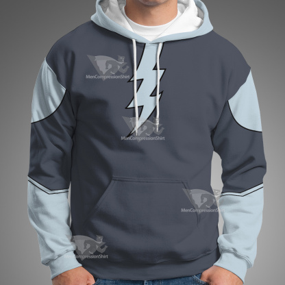 Legion Of Super Heroes Mekt Ranzz Grey Cosplay Hoodie