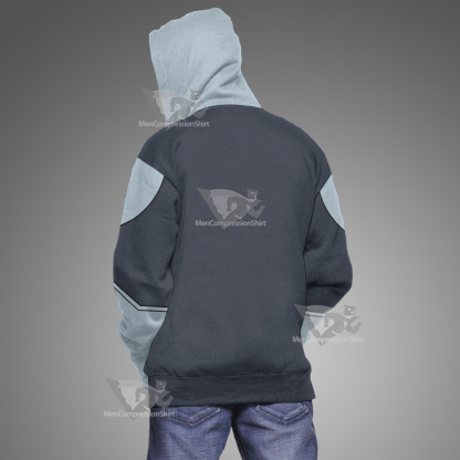 Legion Of Super Heroes Mekt Ranzz Grey Cosplay Hoodie