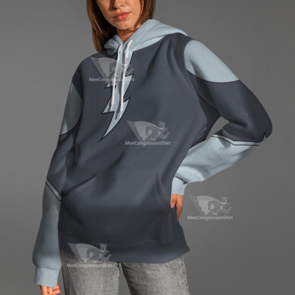 Legion Of Super Heroes Mekt Ranzz Grey Cosplay Hoodie