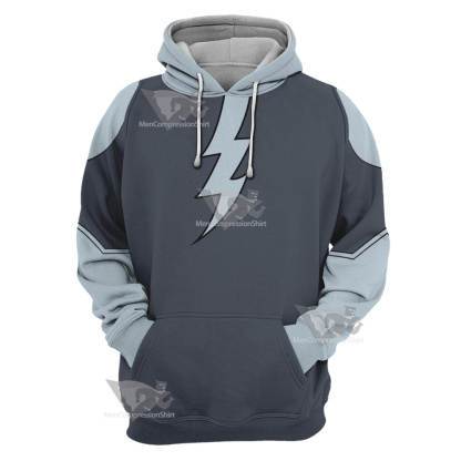 Legion Of Super Heroes Mekt Ranzz Grey Cosplay Hoodie
