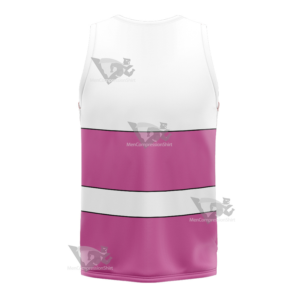 Legion Of Super Heroes Saturn Girl Pink Cosplay Basketball Jersey