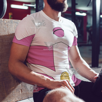 Legion Of Super Heroes Saturn Girl Pink Cosplay T-Shirt