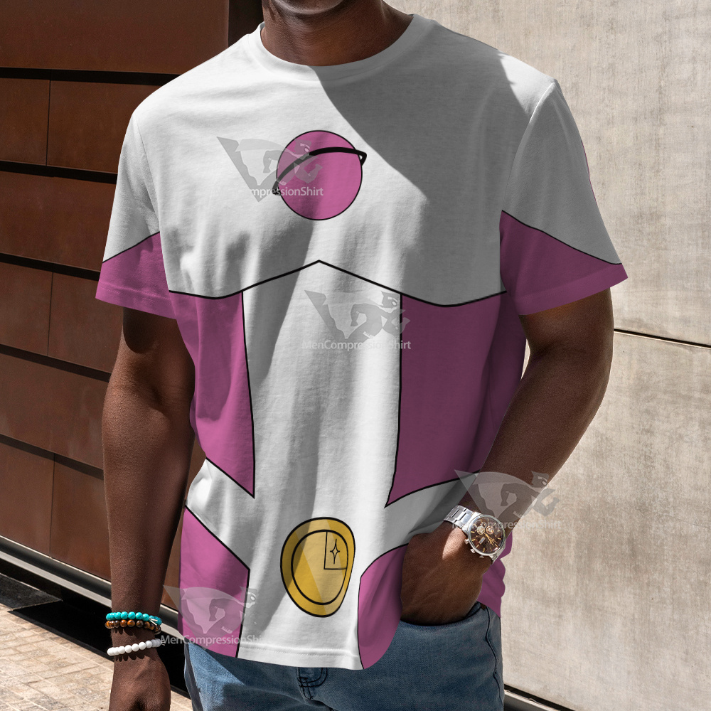 Legion Of Super Heroes Saturn Girl Pink Cosplay T-Shirt