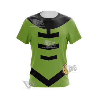 Legion Of Super Heroes Shrinking Violet Green Cosplay T-Shirt