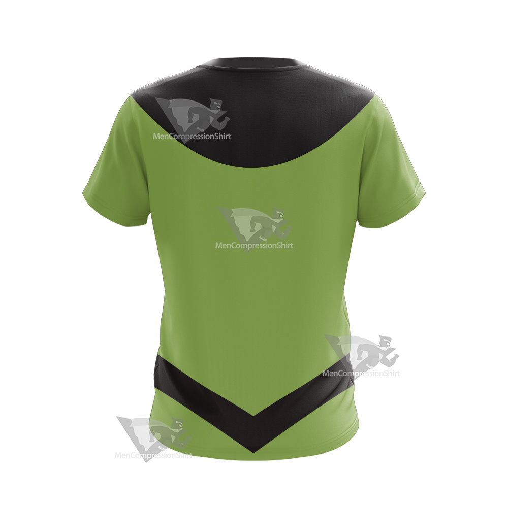 Legion Of Super Heroes Shrinking Violet Green Cosplay T-Shirt