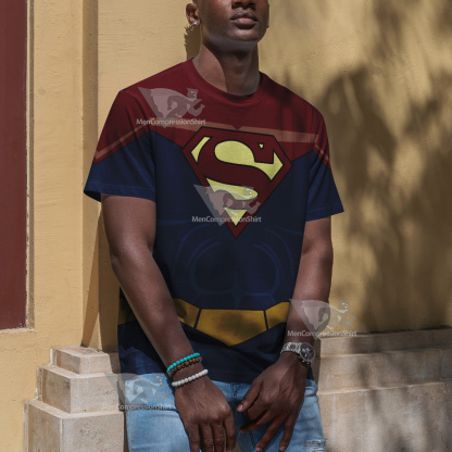 Legion Of Super Heroes Superman X Red Cosplay T-Shirt