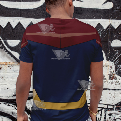 Legion Of Super Heroes Superman X Red Cosplay T-Shirt