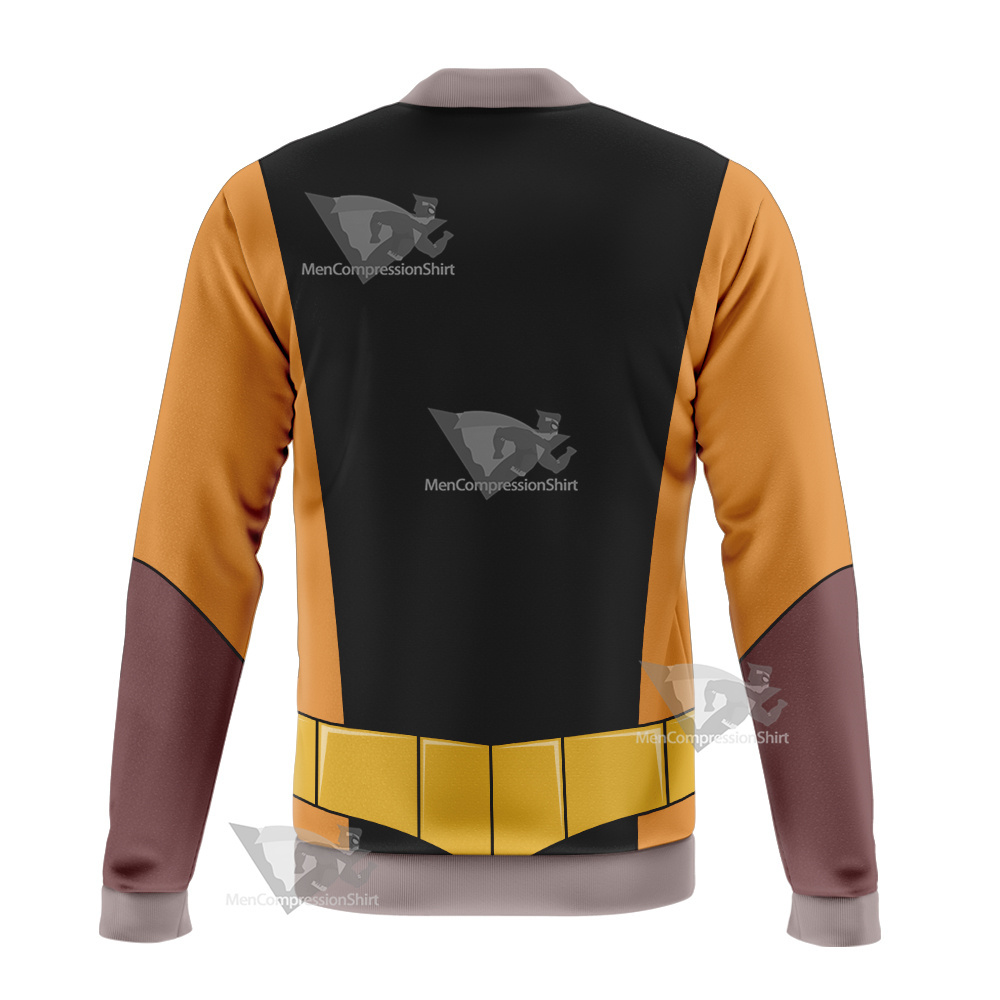 Legion Of Super Heroes Timber Wolf Orange Cosplay Bomber Jacket