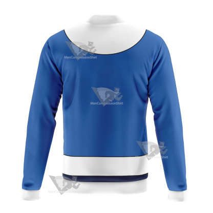 Legion Of Superheroes Bouncing Boy Blue Cosplay Bomber Jacket