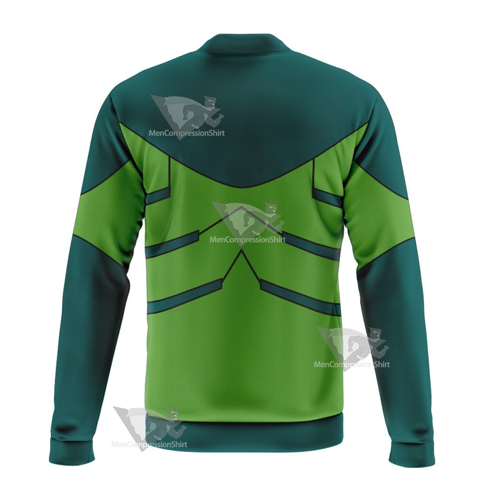 Legion Of Superheroes Chameleon Boy Green Cosplay Bomber Jacket