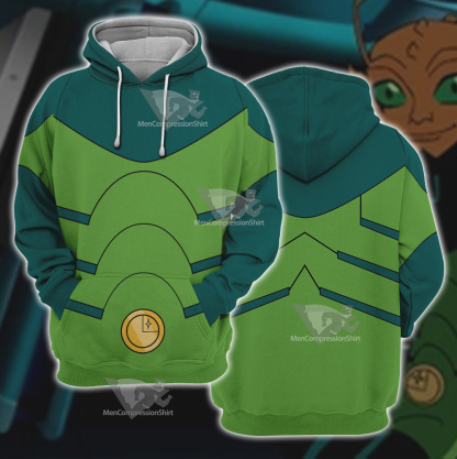 Legion Of Superheroes Chameleon Boy Green Cosplay Hoodie
