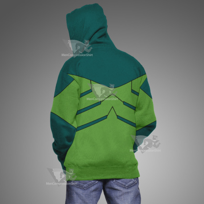 Legion Of Superheroes Chameleon Boy Green Cosplay Hoodie