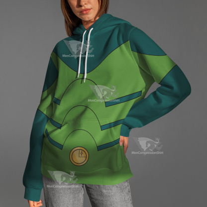 Legion Of Superheroes Chameleon Boy Green Cosplay Hoodie