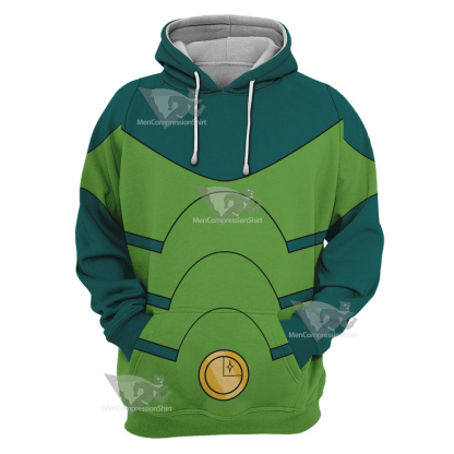 Legion Of Superheroes Chameleon Boy Green Cosplay Hoodie