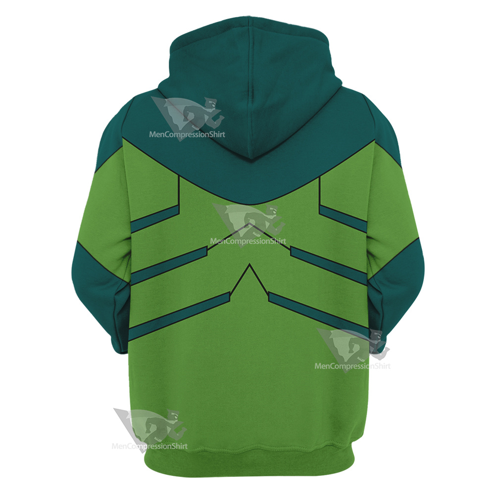Legion Of Superheroes Chameleon Boy Green Cosplay Hoodie