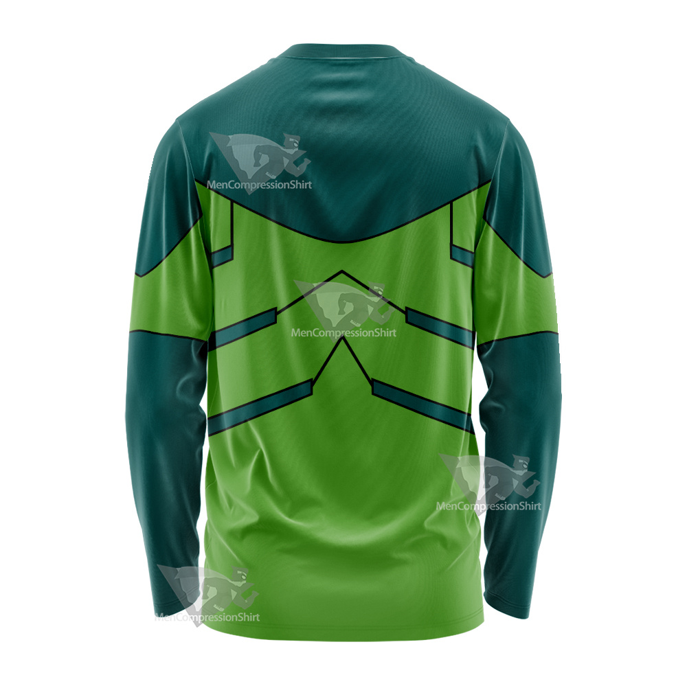 Legion Of Superheroes Chameleon Boy Green Cosplay Long Sleeve Shirt