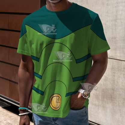 Legion Of Superheroes Chameleon Boy Green Cosplay T-Shirt