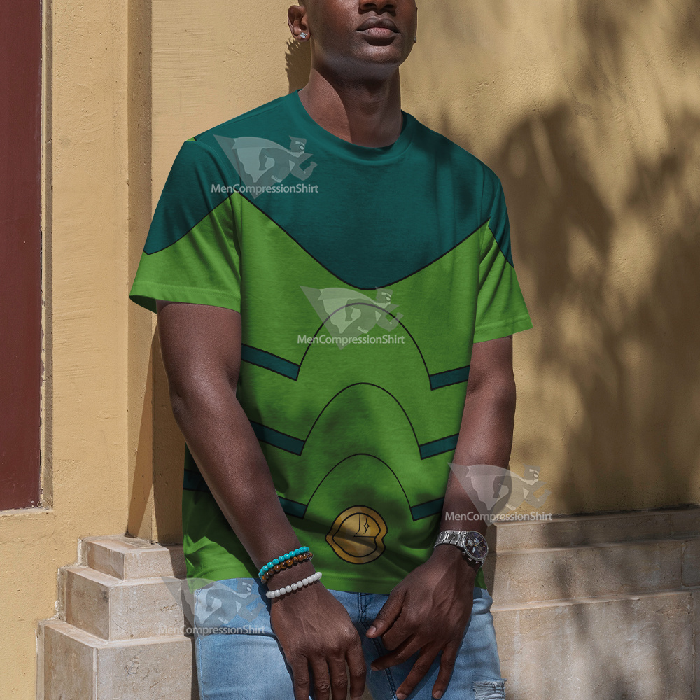 Legion Of Superheroes Chameleon Boy Green Cosplay T-Shirt