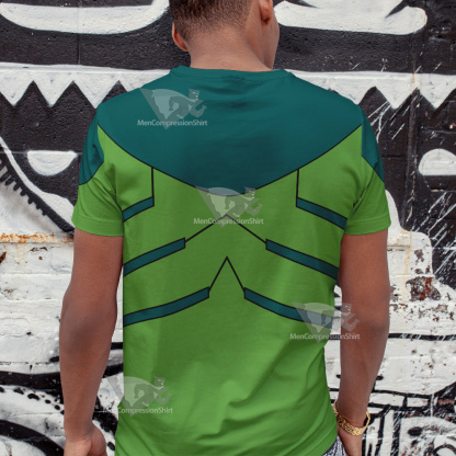 Legion Of Superheroes Chameleon Boy Green Cosplay T-Shirt