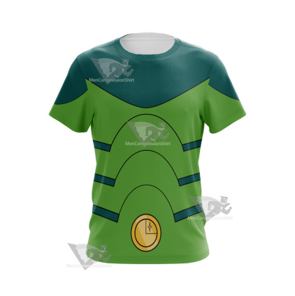 Legion Of Superheroes Chameleon Boy Green Cosplay T-Shirt