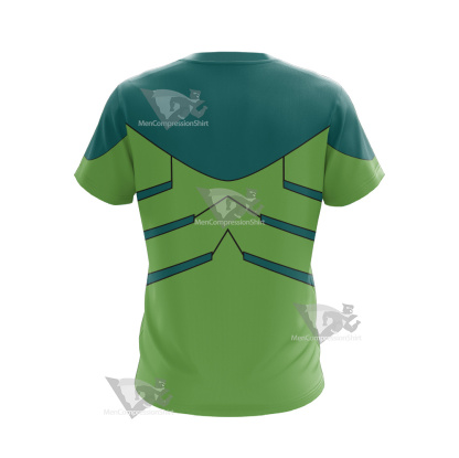 Legion Of Superheroes Chameleon Boy Green Cosplay T-Shirt