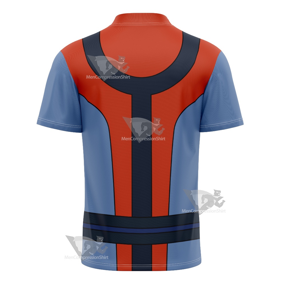Legion Of Superheroes Colossal Boy Red Cosplay Football Jersey