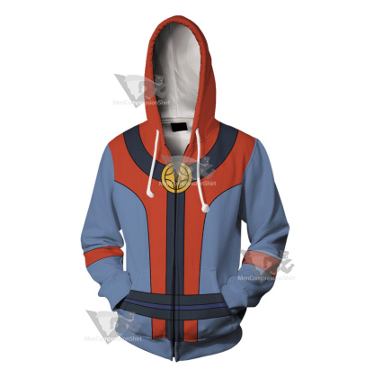 Legion Of Superheroes Colossal Boy Red Cosplay Zip Up Hoodie