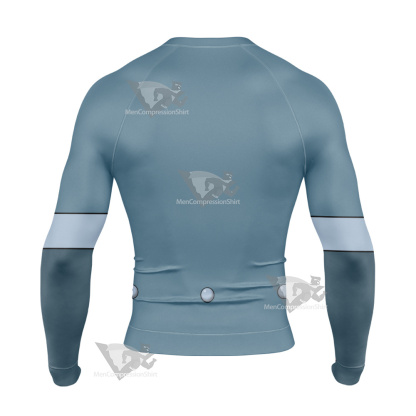 Legion Of Superheroes Dream Girl Grey Long Sleeve Compression Shirt