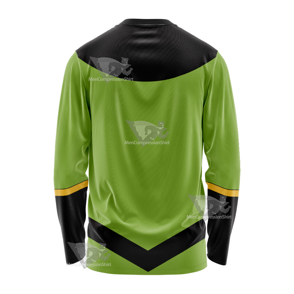 Legion Of Superheroes Shrinking Violet Green Cosplay Long Sleeve Shirt