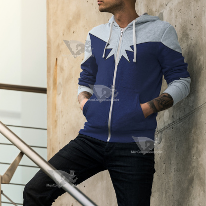 Legion Of Superheroes Star Boy Cosplay Zip Up Hoodie