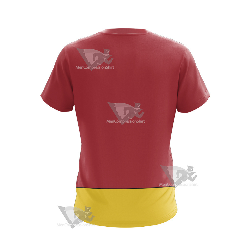 Legion Of Superheroes Sun Boy Back Red Cosplay T-Shirt
