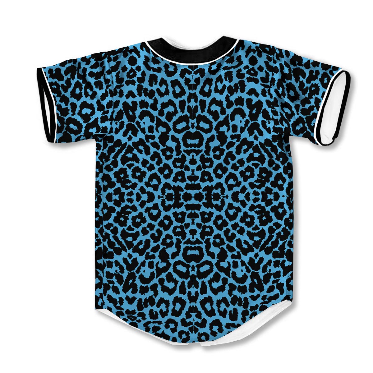 Leopard Blue 3d Print Full Size Baseball Jerseys