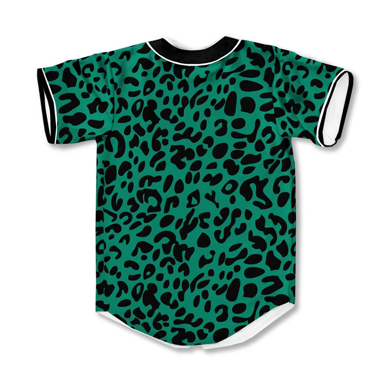 Leopard Green 3d Print Full Size Baseball Jerseys