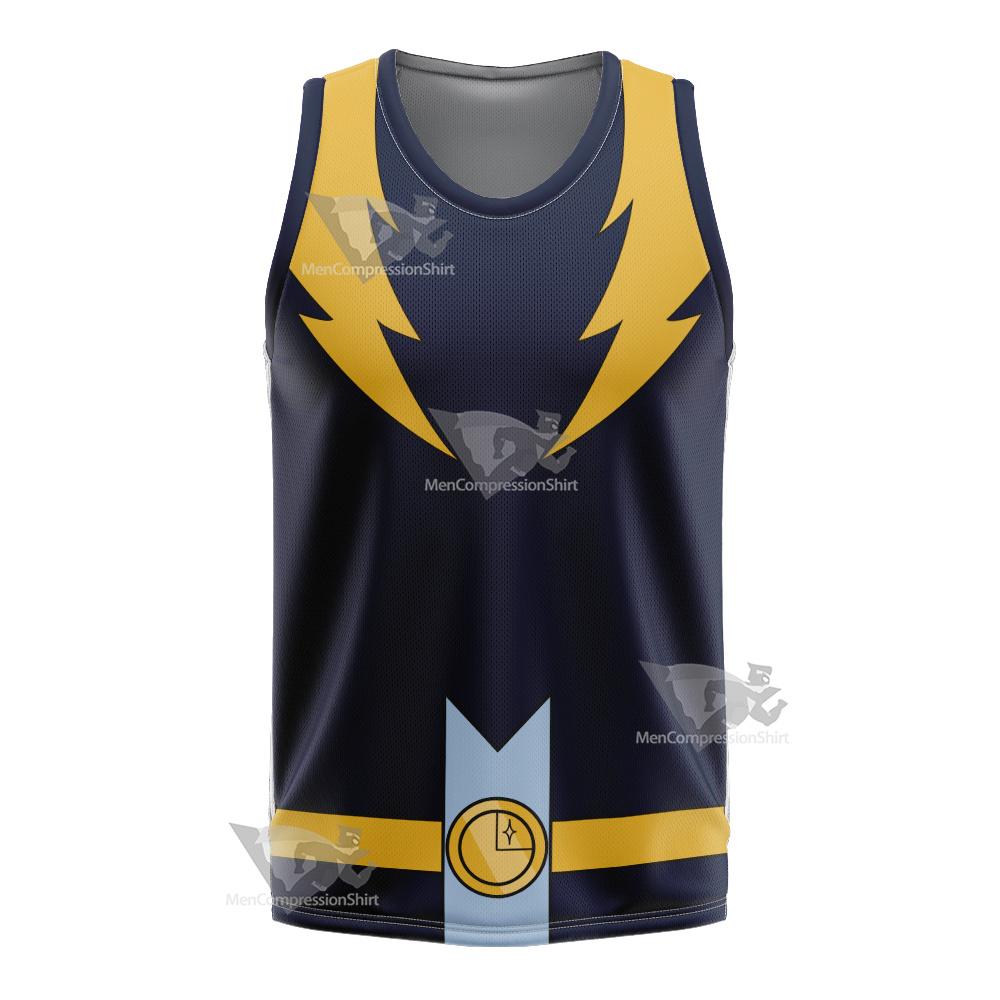 Dc Lightning Lad Yellow Cosplay Basketball Jersey