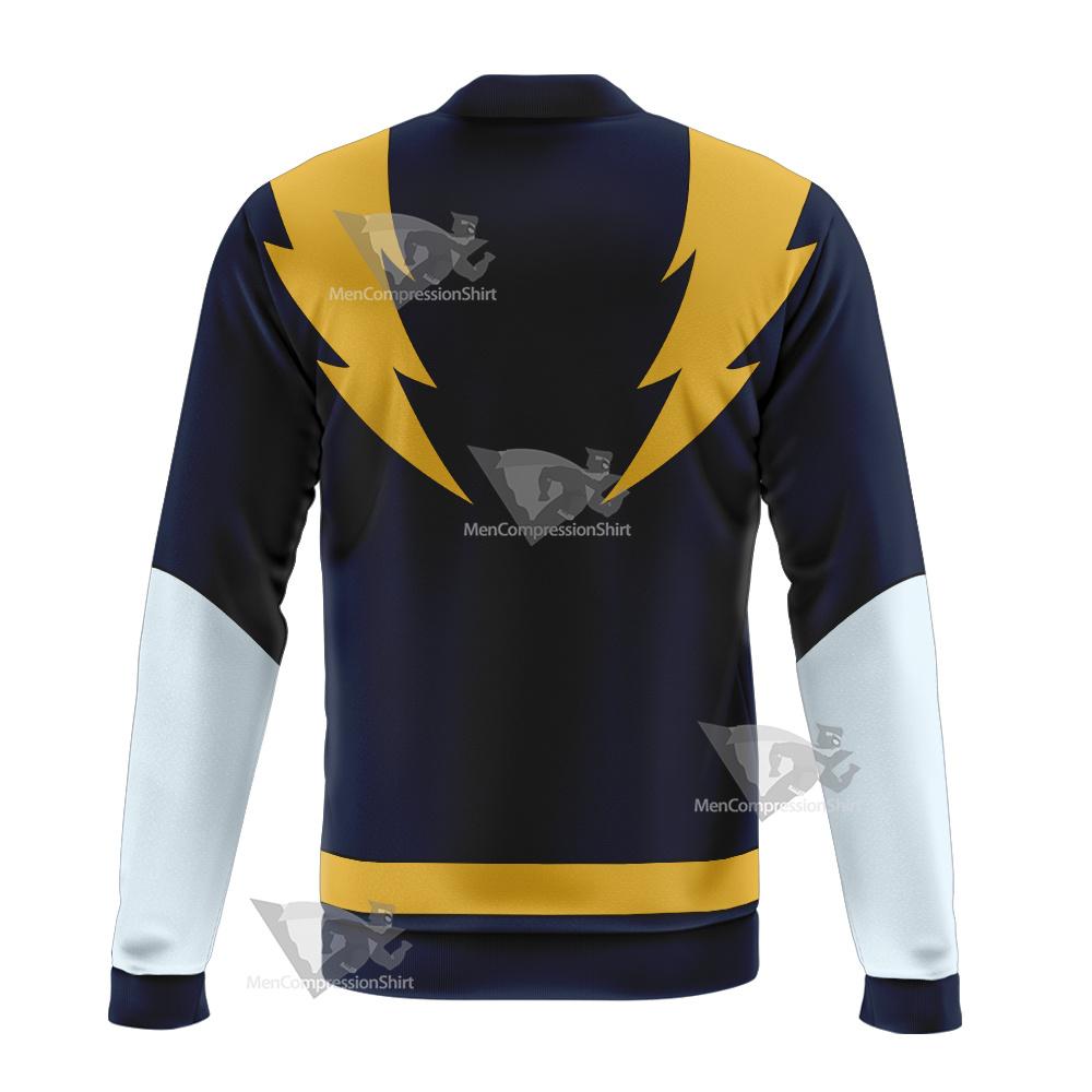 Dc Lightning Lad Yellow Cosplay Bomber Jacket