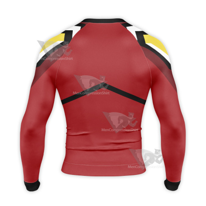 Lol Arcane Vi Red Long Sleeve Compression Shirt
