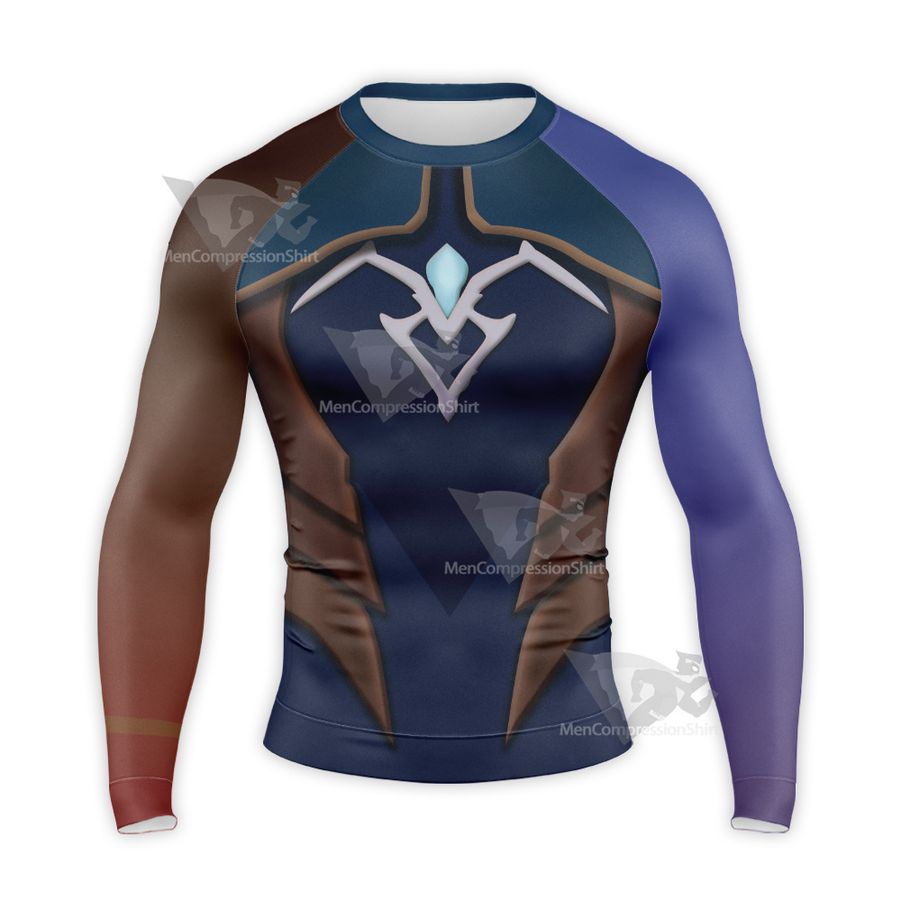 Lol Dawnbringer Yone Skin Long Sleeve Compression Shirt