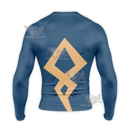 Lol Zeri Blue Suit Long Sleeve Compression Shirt